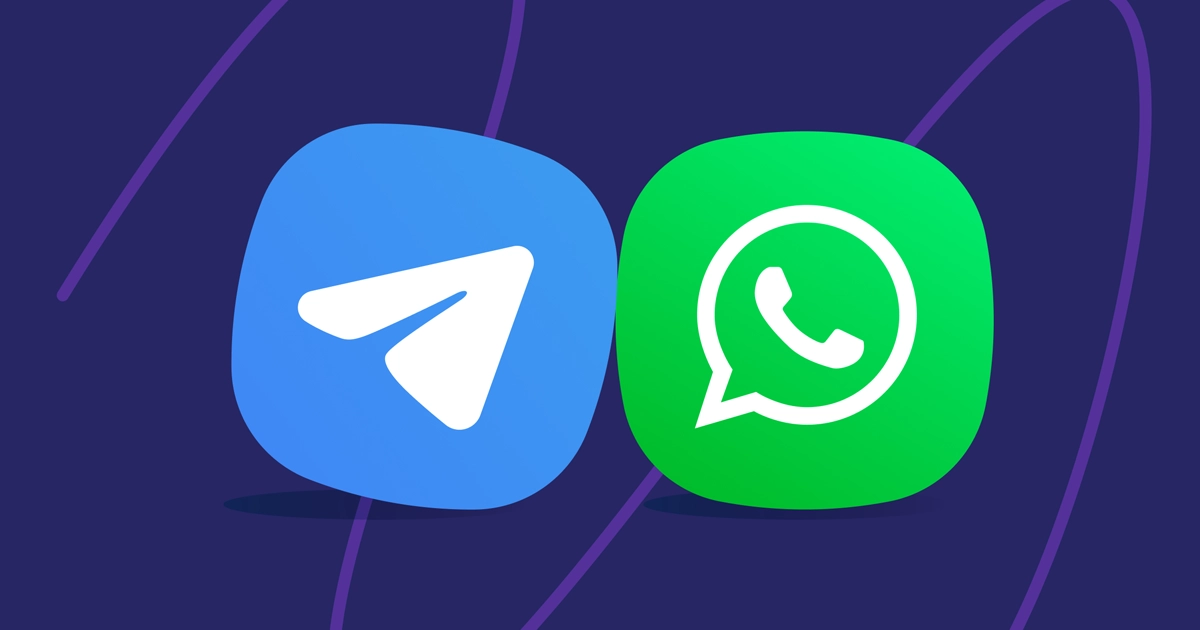 WhatsApp Page and Telegram Download